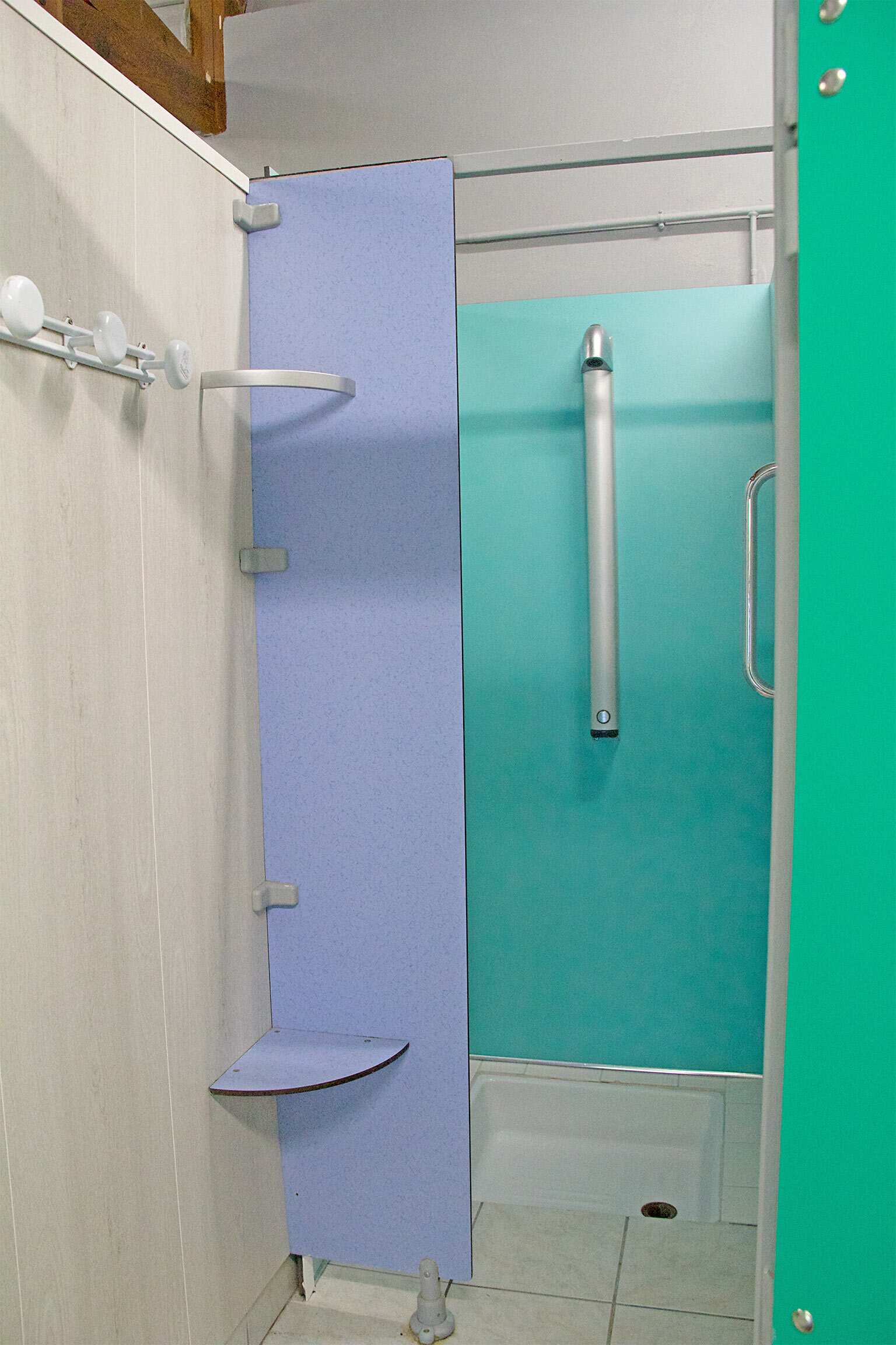 Bloc sanitaire du camping Le Petit Booth